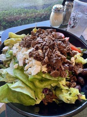 Greek Salad with Steak