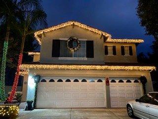 Great Holiday Lights by Heavenly Views Window Cleaning! Call them to put yours up!!!