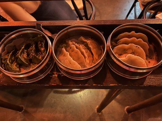 Dollar dumplings during happy hour