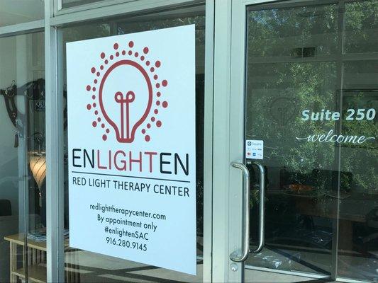 Enlighten Red Light Therapy Center
 916-300-0916 
 call or text
 2636 Fulton Ave, 250A
 Sacramento, CA 95821