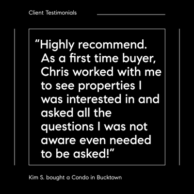 Team Chris & Chris consistently gets 5 stars from buyers and sellers in Chicago.