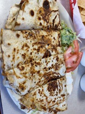 Quesadilla especial with meat