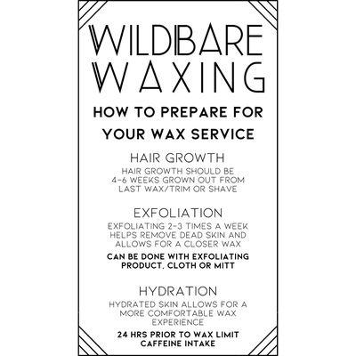 How to get ready for each wax service