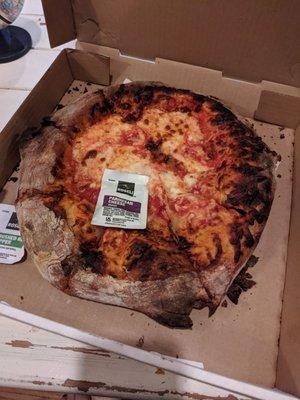 Arrived with packet in my pizza