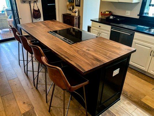 Walnut countertop