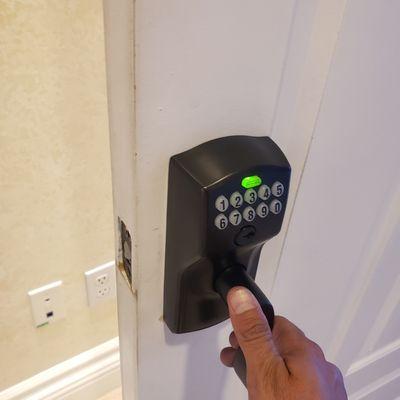 Electronic Lock residential install