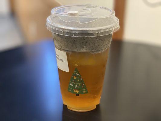 Black Sesame Salted Cream Oolong Tea