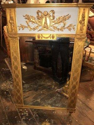 French gold leaf mirror