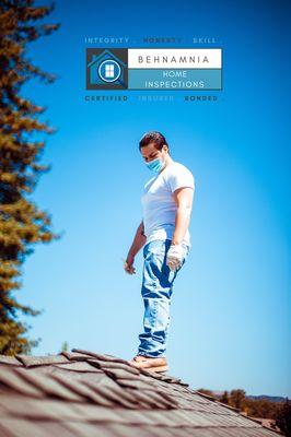 Height is not a issue for the inspectors at BHI when it comes to ensuring peace of mind for all our clients.