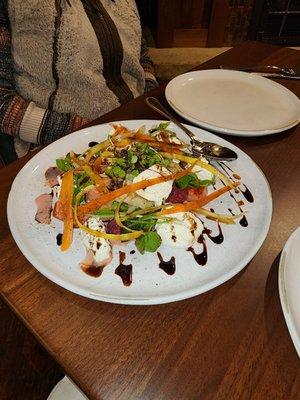 Burrat and Beet Salad