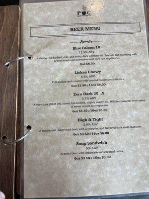 Beer Menu March'23 (page 1 of 3)