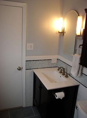 Bathroom remodeling job in Herndon.