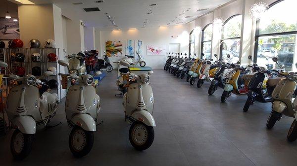 Long View inside Vespa Los Angeles in Sherman Oaks - Photo by Randy D.