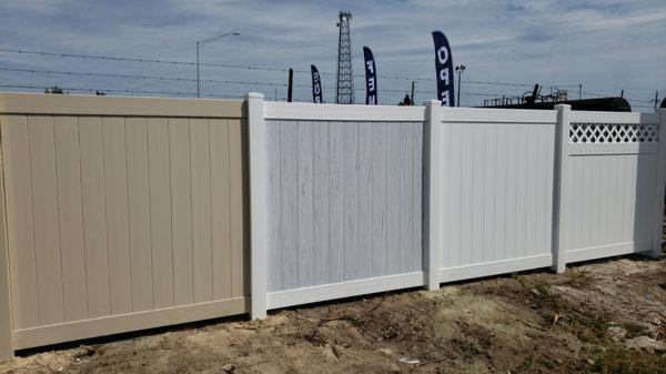 Options for PVC Fence