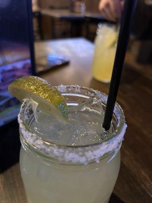 2 for 1 Lime Margaritas! Salt and no salt.