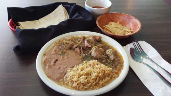 Chile Verde Plate