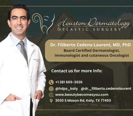 Ivy League trained dermatologist. Spanish and English