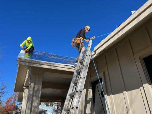 Metal roof replacement