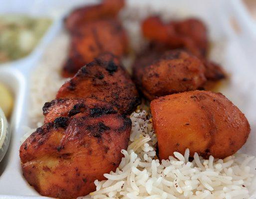 Chicken kabob combo