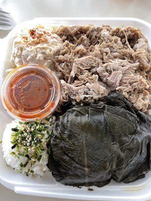 Lau Lau - Kalua pork mix plate