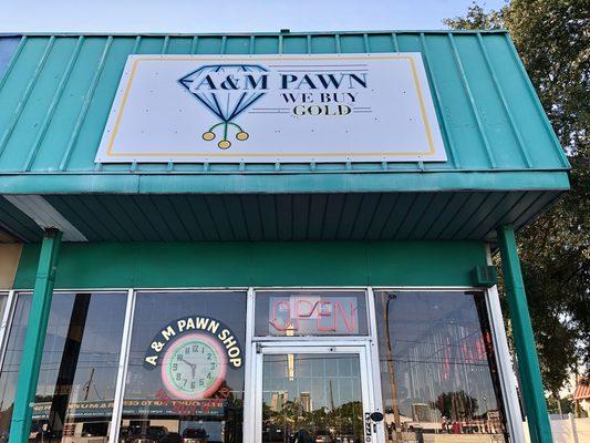 Street view of A&M Pawn and Gold Buyers.