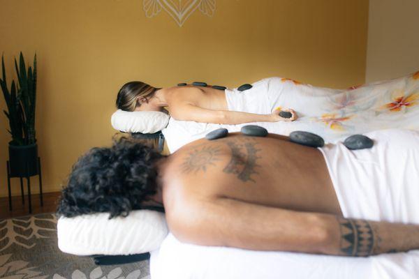 Couples Massage available in our private relaxation suite