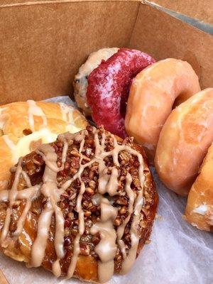 Pecan Danish, Cheese Danish and lots of donuts!