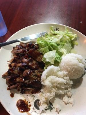 This is a great portion of chicken teriyaki for the price!