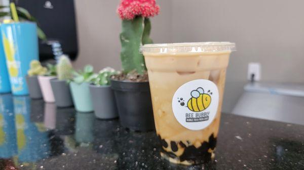 the chai milk tea boba was so delicious