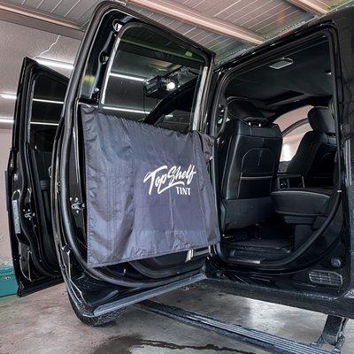 Protective Door Guards to Ensure Door Panels Stay Dry During Installation