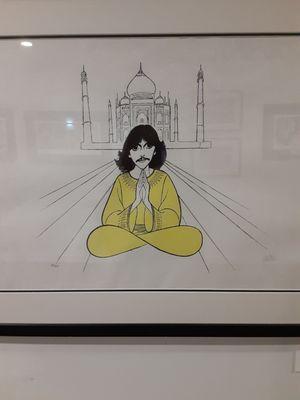 Al Hirschfeld - George In India