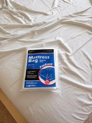 Free Mattress cover.