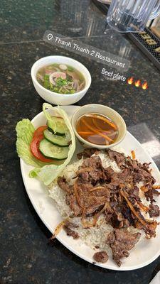 CD5. GRILL SLICED BEEF RICE PLATE GH