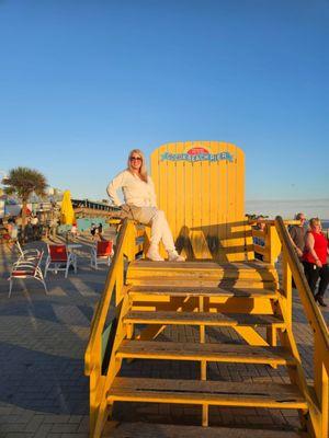 The Adirondack Chair by the Pier entrance