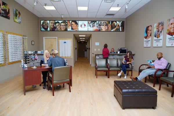 Lobby of EyeCare Optical - Fountain City