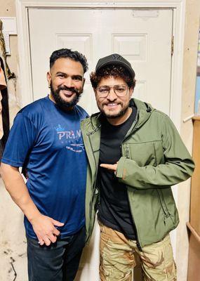 "Just met the multi-talented    Gurshabad. It was such a wonderful experience meeting you, brother. Can't wait to see what you do next!"