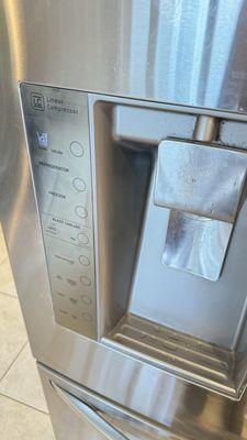 3 - LG fridge. Problem with water dispenser and no ice was fixed.