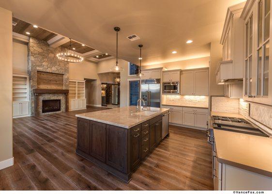 Kitchen Granite Island Boulder Glen Reno NV