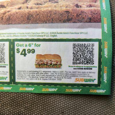 Where on this coupon does it say that it cannot be used in March 2024?