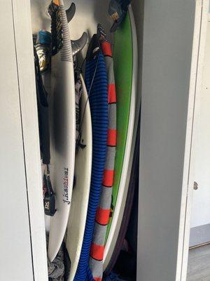 A closet full of SBF boards