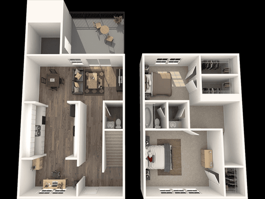 2X1.5TH - 2 Bed/1.5 Bath - 1,433 sq. ft.