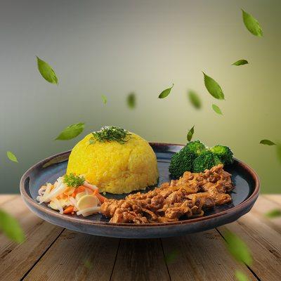 STIR-FRIED BEEF RICE