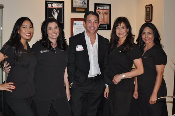 Dr. David A. Hecht, Facial Plastic Surgeon in Scottsdale Arizona, and his staff.