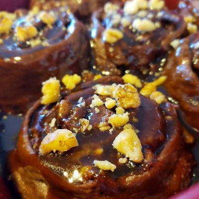 Caramel Chocolate Walnut roll