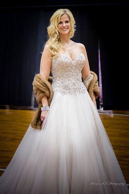 Bridal Show with RW on line. Kenneth Winston dress