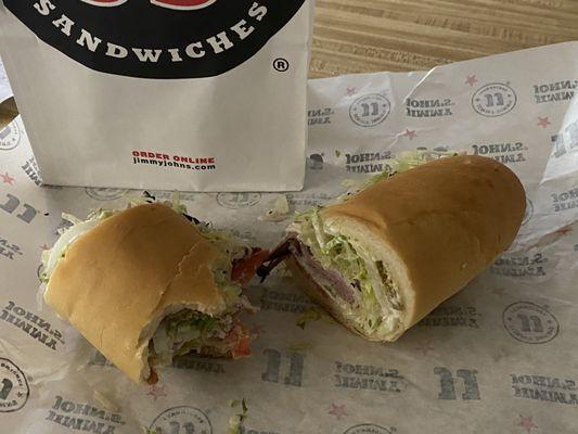 Bootlegger's sub with peppers