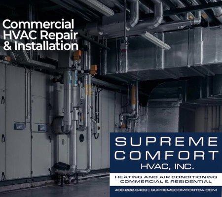 We provide commercial and residential repairs and services.  Give us a call today.