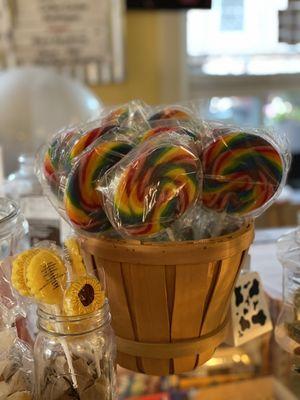 Selection of lollipops