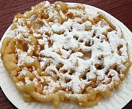 Funnel cake from Beach Bros