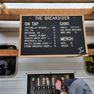 Breakside Brewery: Breaksider Beer Cart